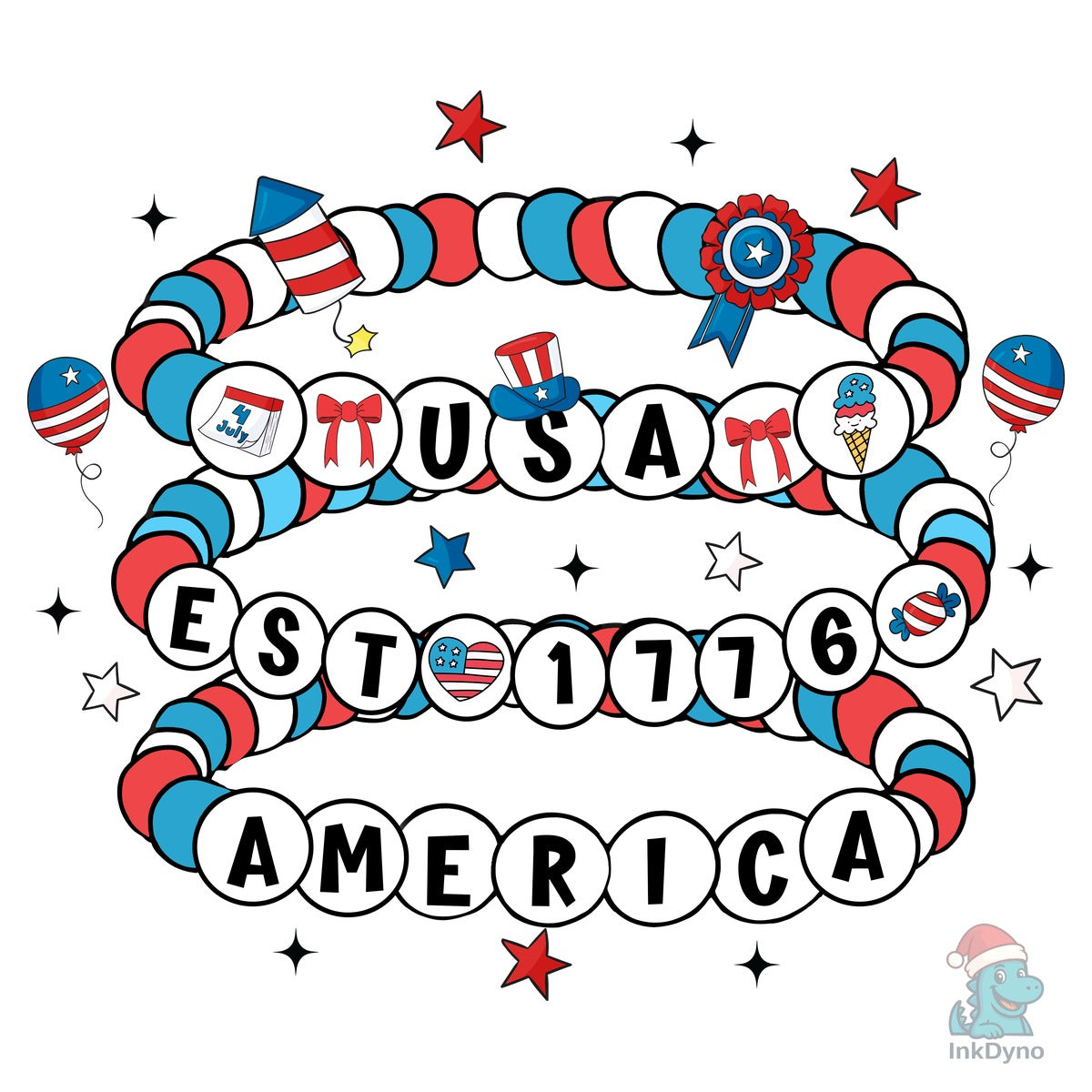 America Friendship Braclet
