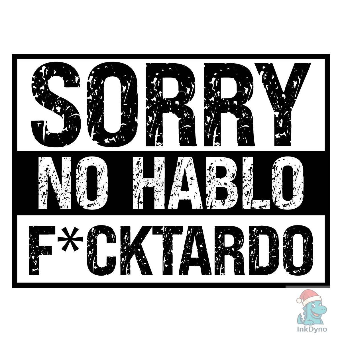 No Hablo Sarcastic Adult Humor