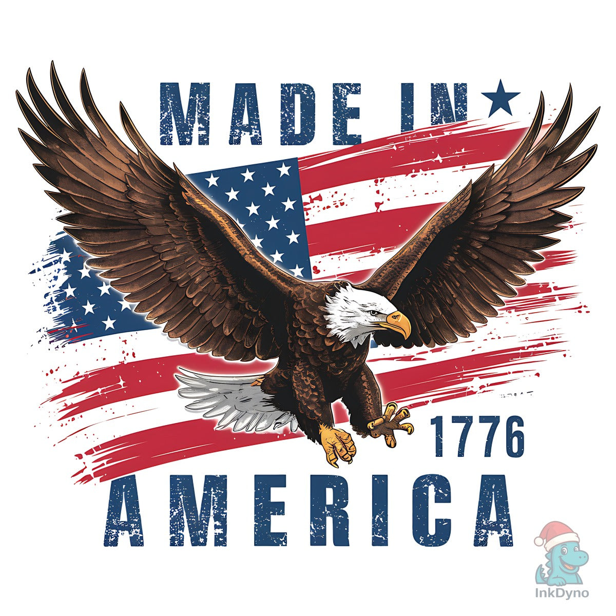 Made in 1776 America Sublimation Design