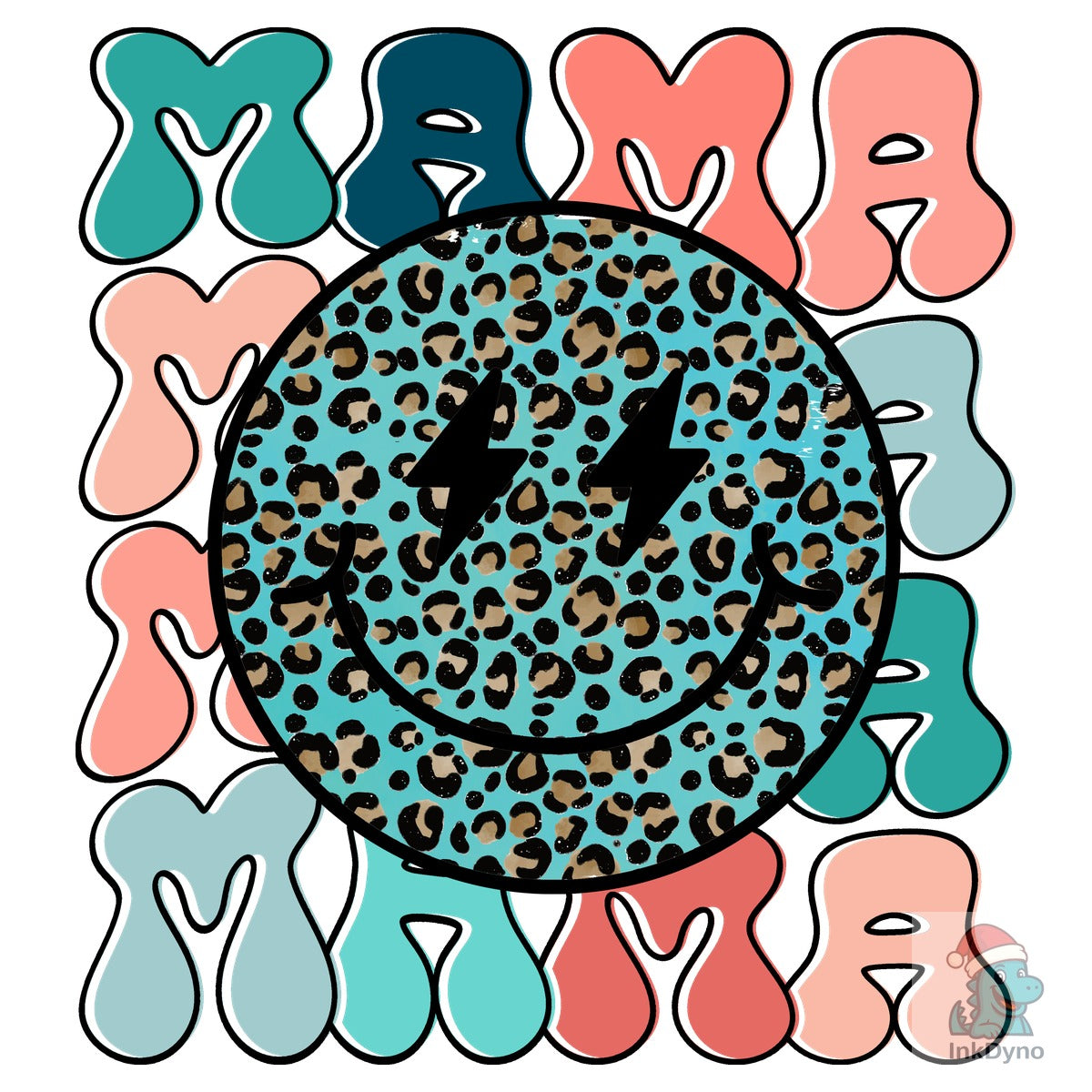 Retro Leopard MAMA Mother's Day