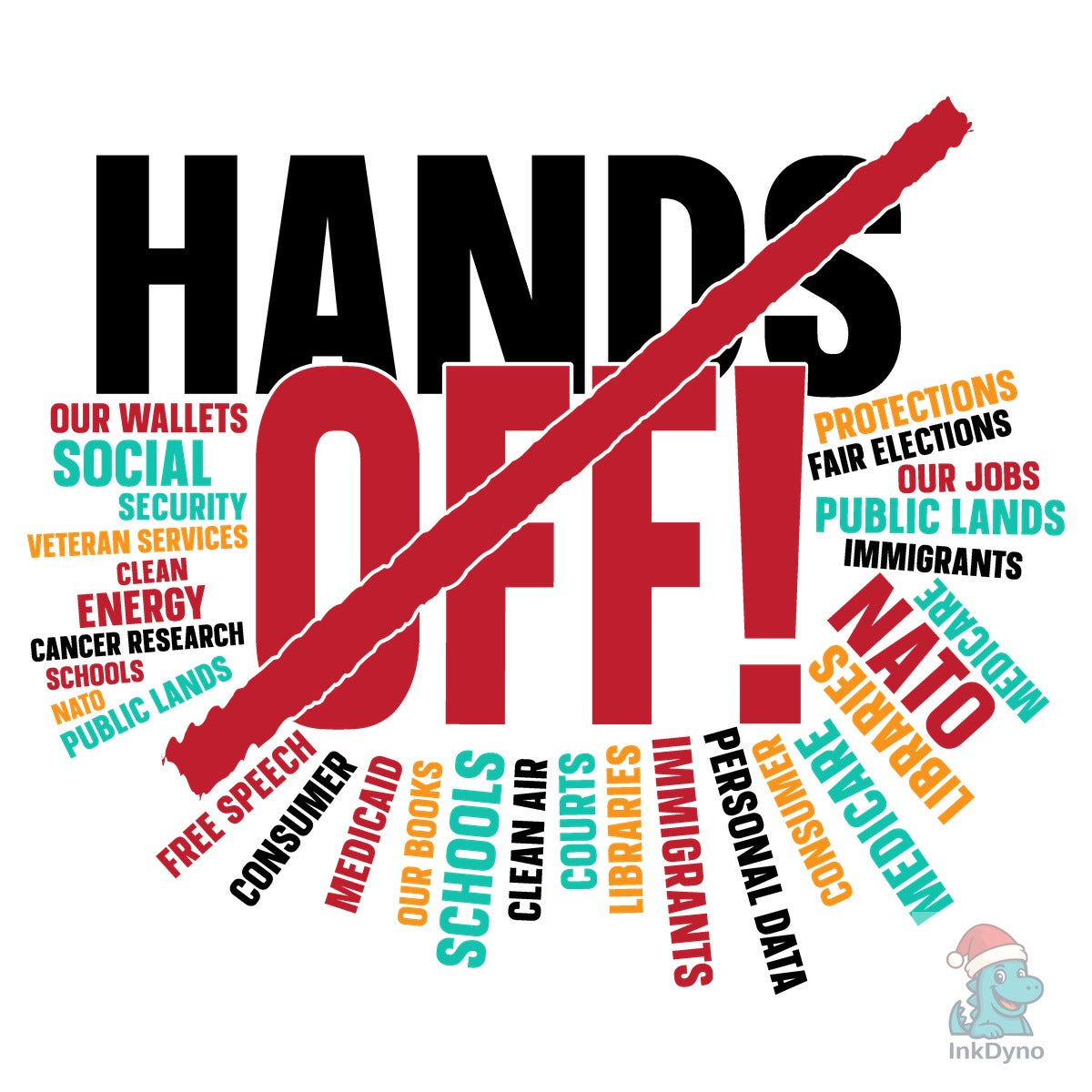 Hands off Protest T-Shirt