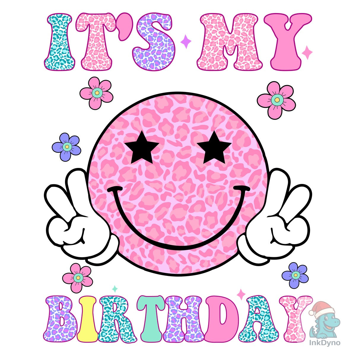 Leopard Groovy It's My Birthday