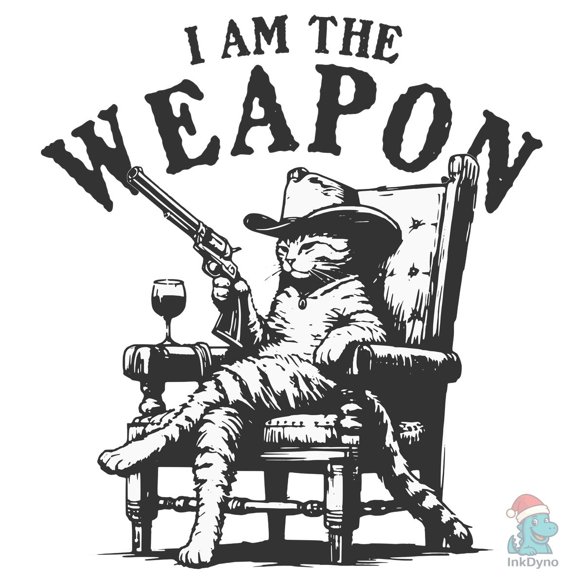 Cowboy Cat I Am the Weapon Shirt