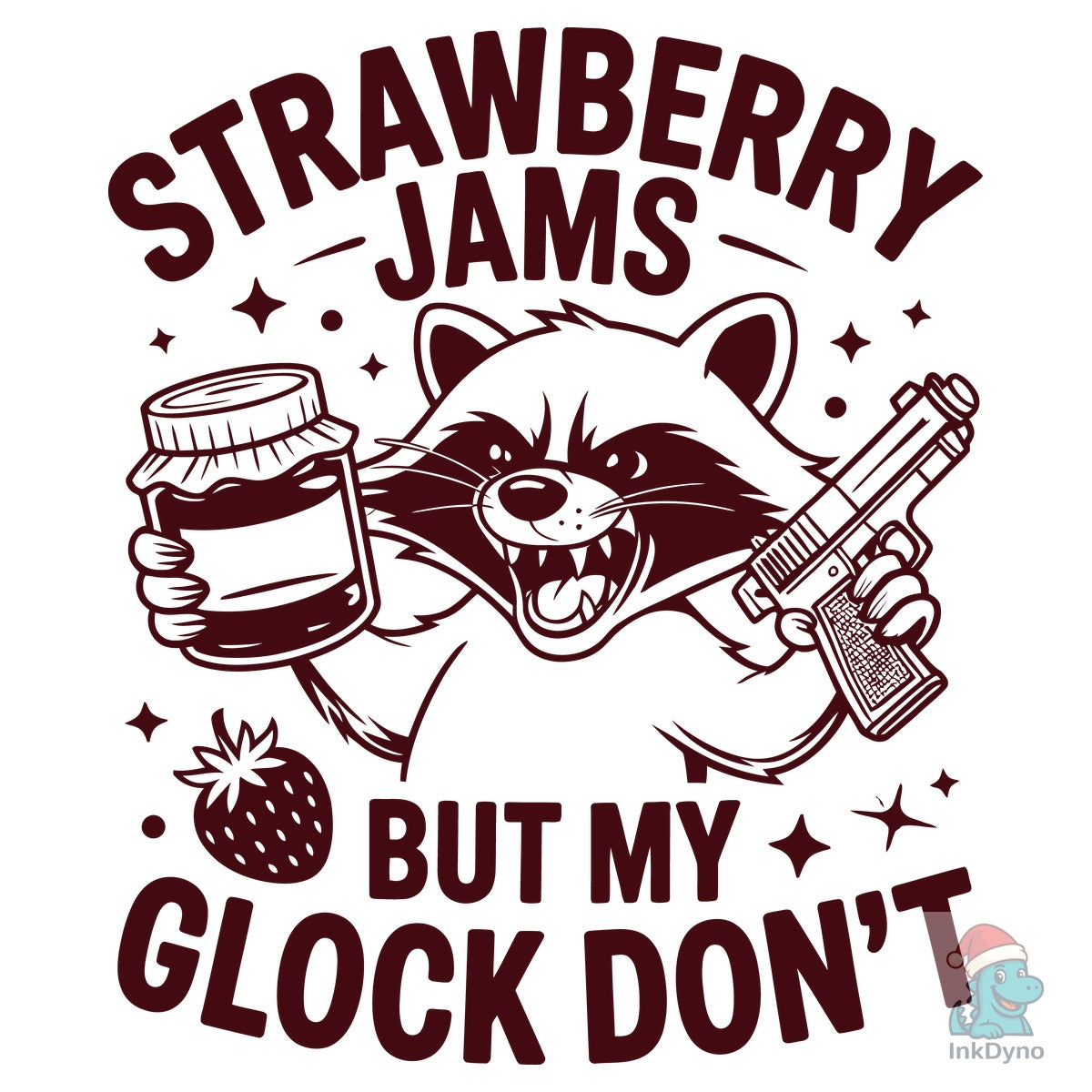 Strawberry Jams but My Glock Don't Shirt