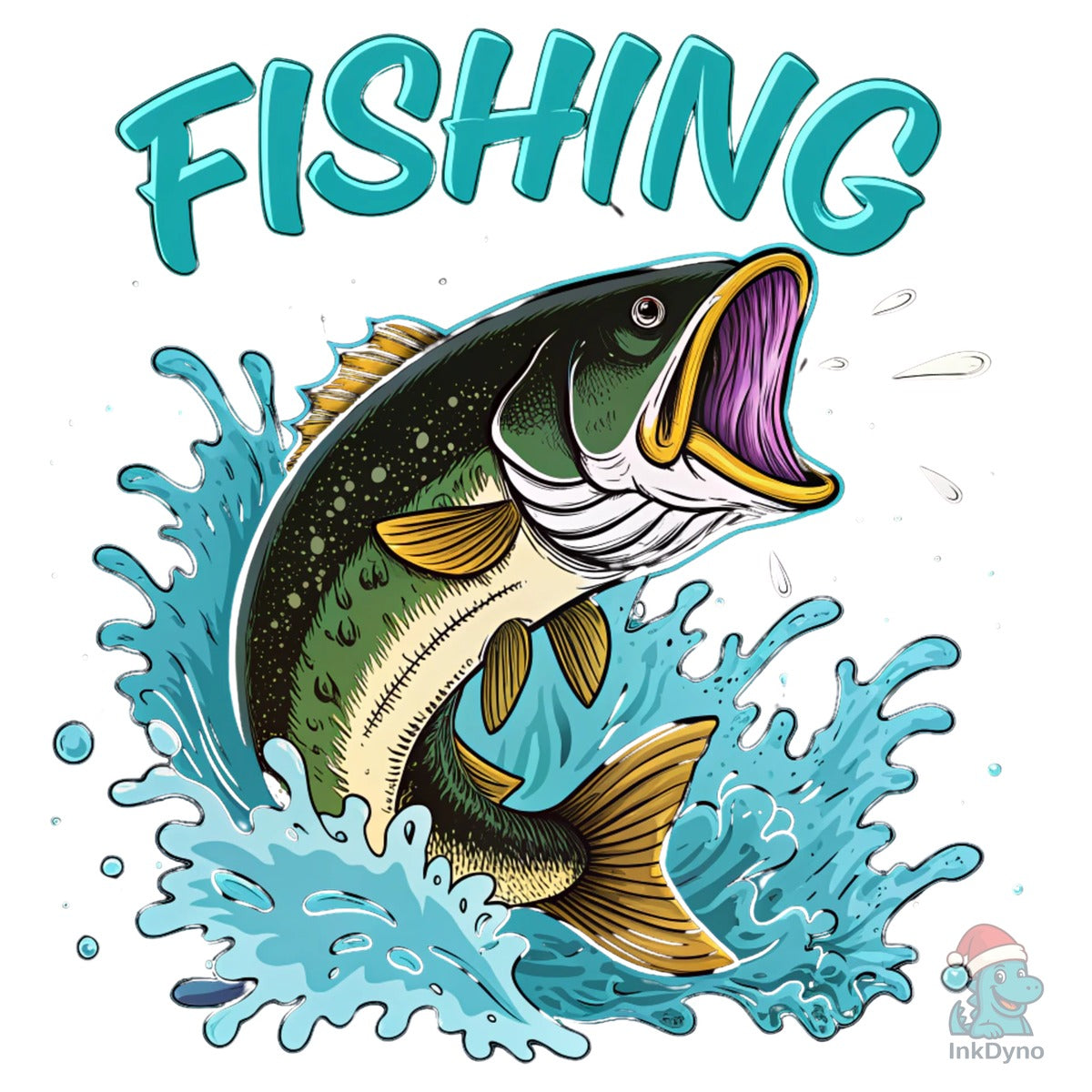 Fishing Jumping Bass Fish