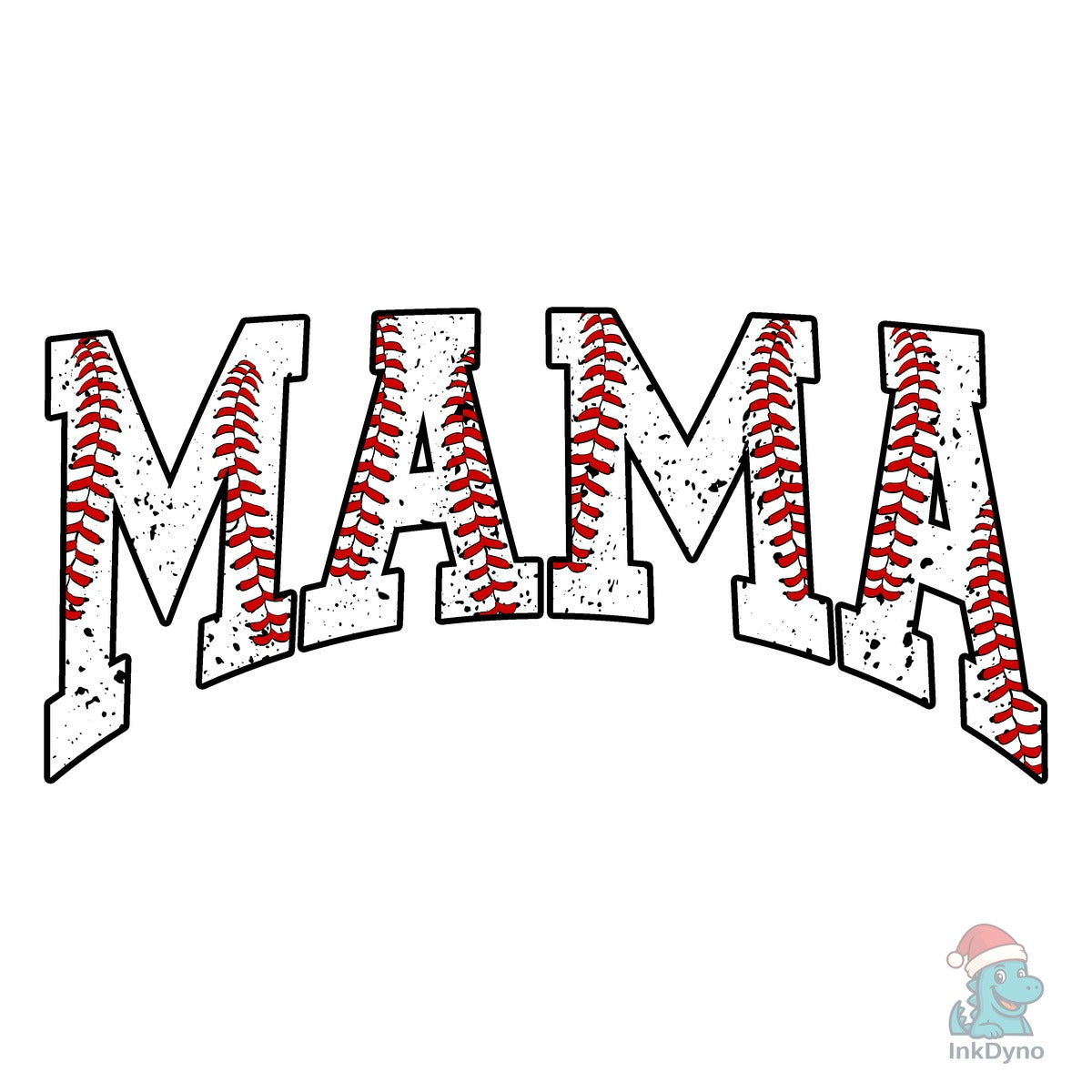 Baseball MAMA Distressed Varsity Vintage