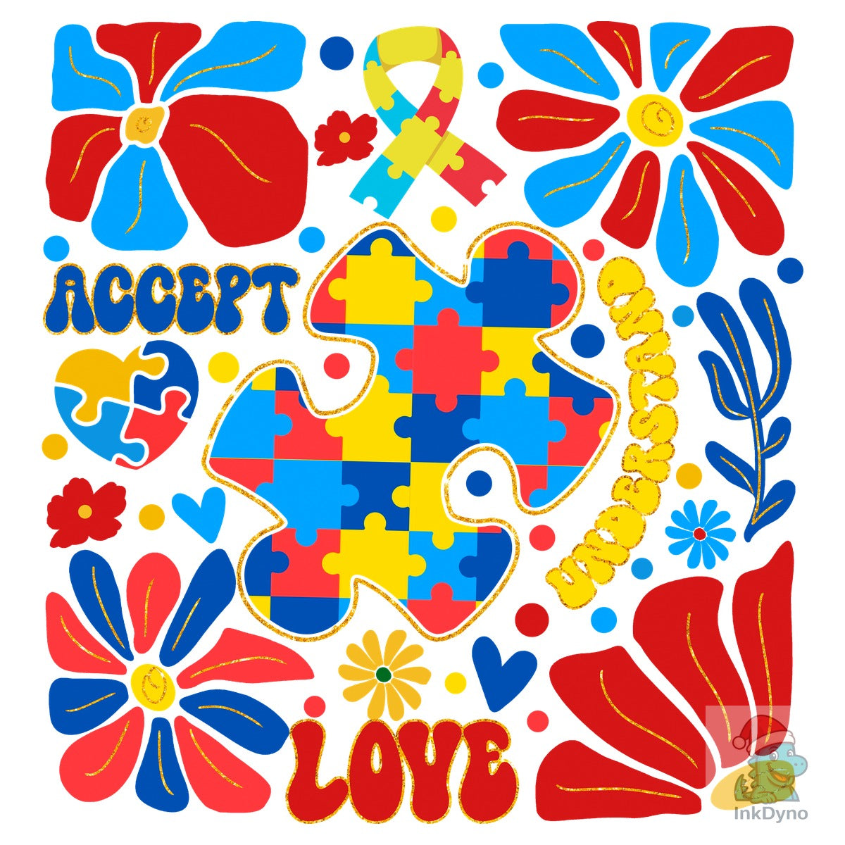 Boho Autism Floral Autism