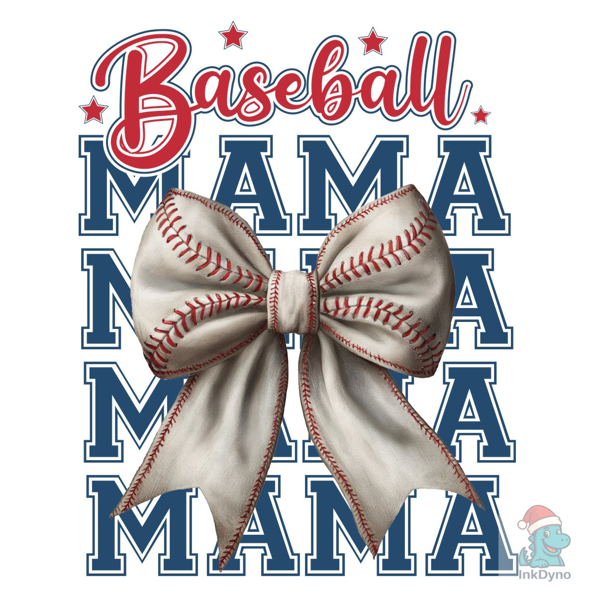 Baseball Mama Coquette Bow