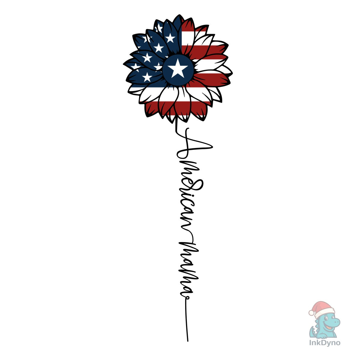 American Mama Sunflower 4th of July