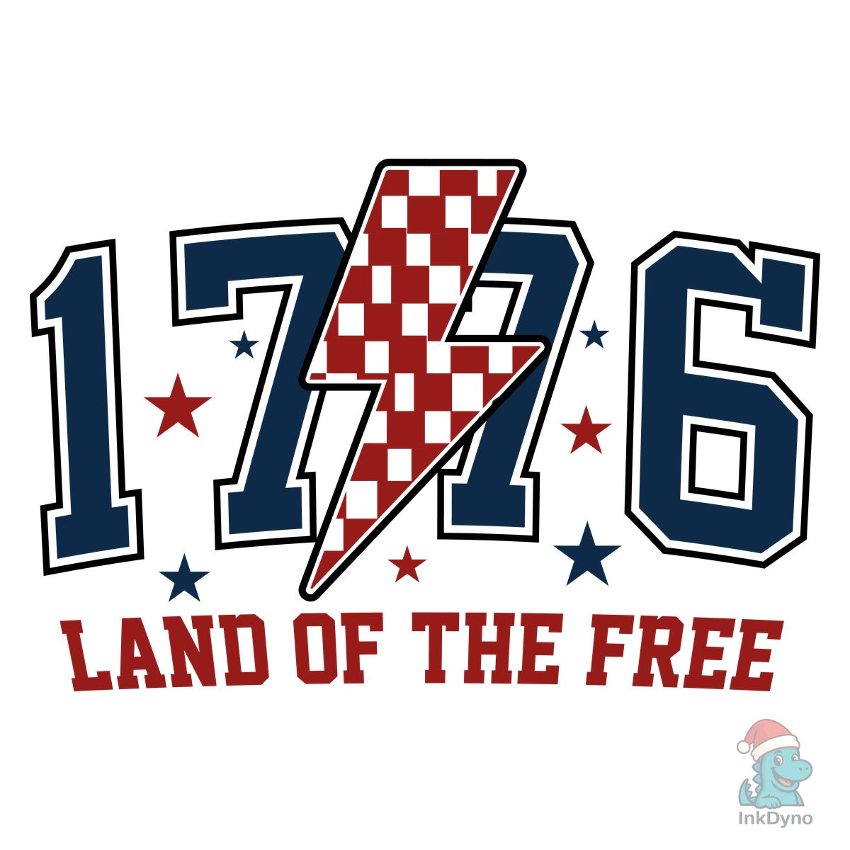 1776 Land of the Free Trendy T-shirt