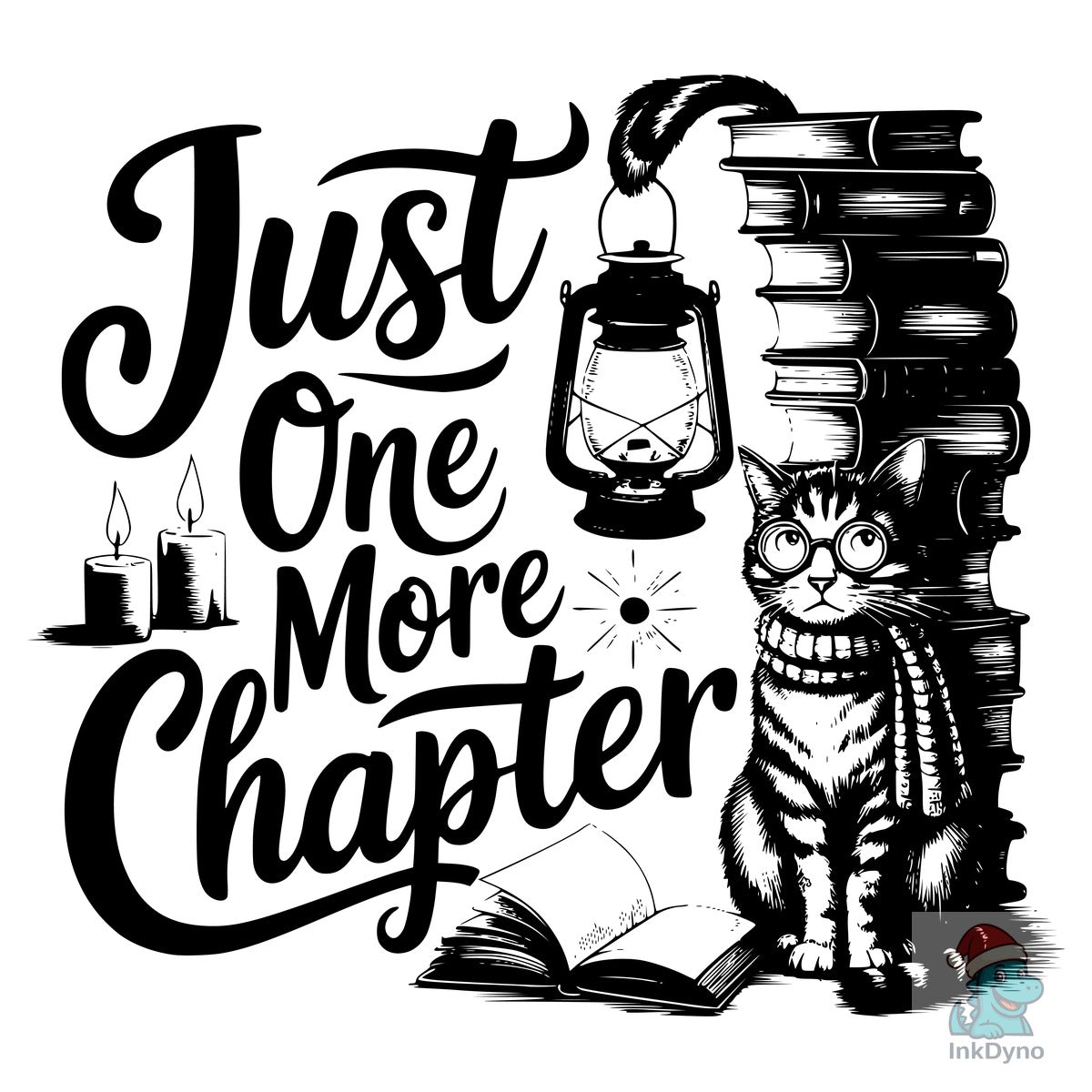 Just One More Chapter T-Shirt Design