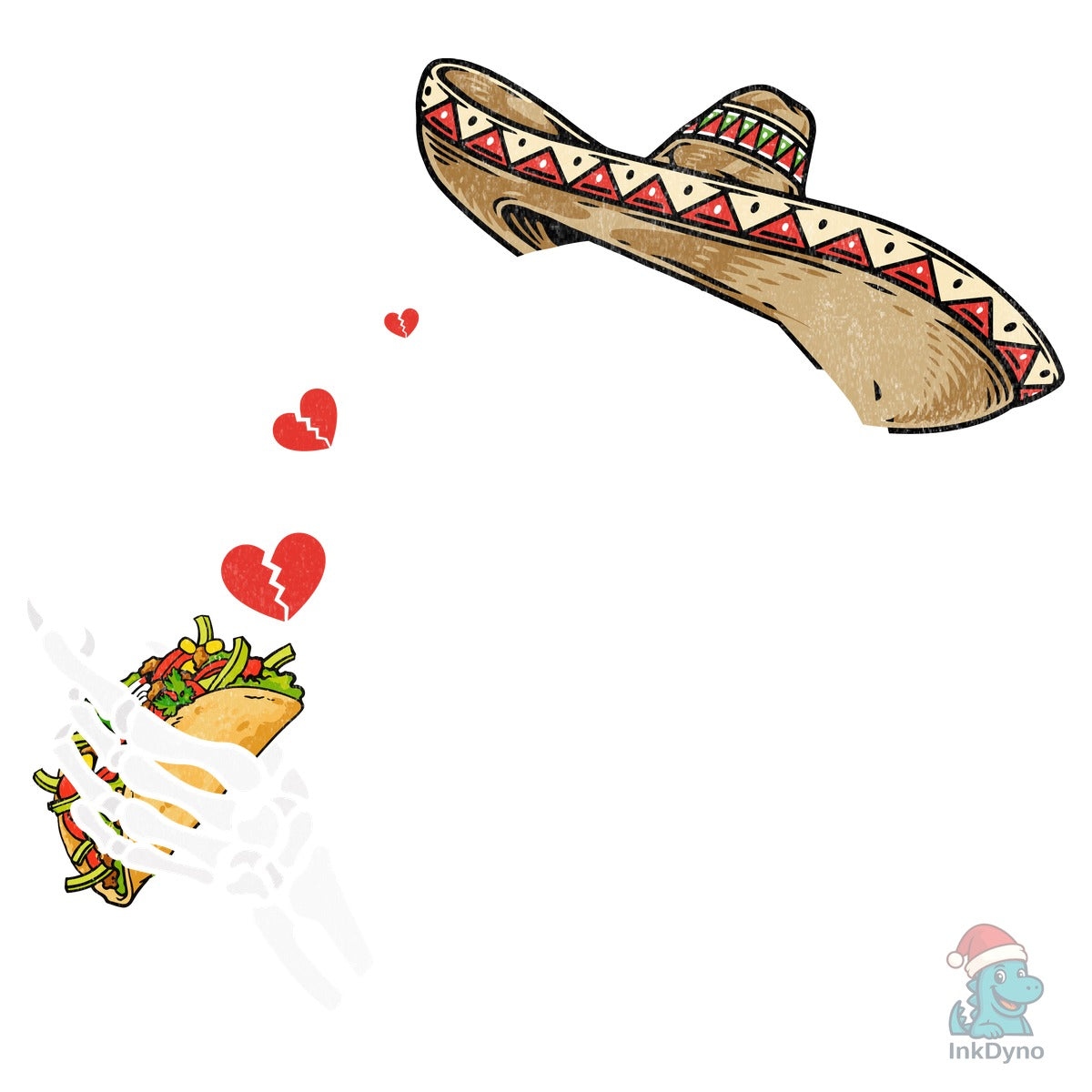 Tacos Never Broke My Heart Skeleton
