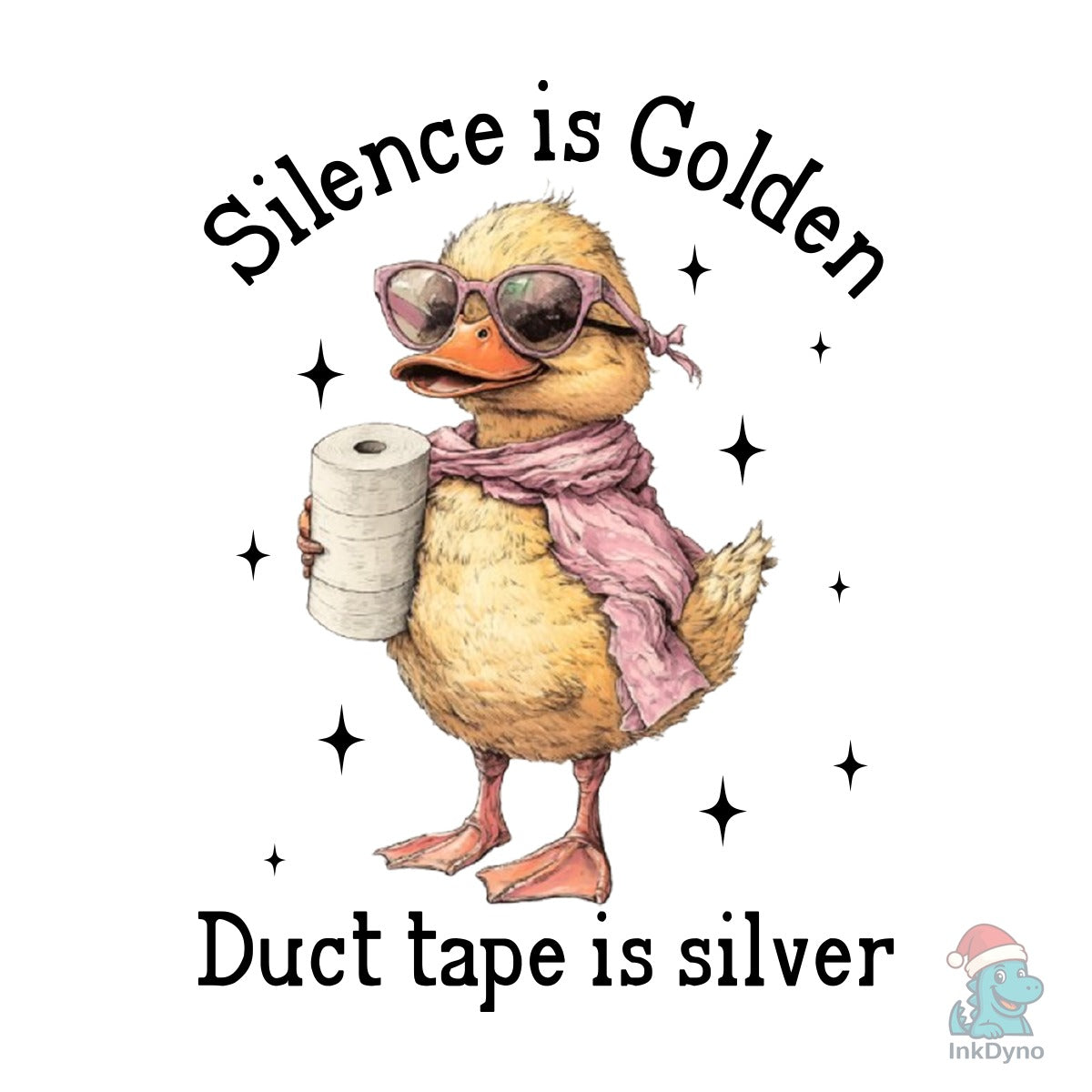 Silence is Golden Sarcastic Funny