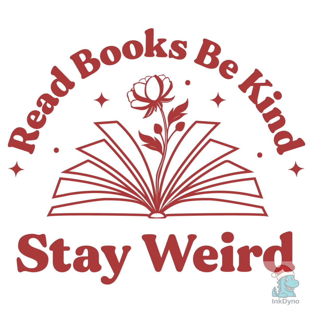 Read Books Be Kind Stay Weird Tee