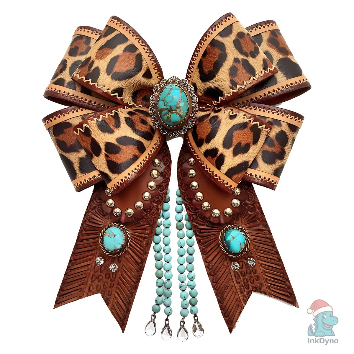 Western Leopard Bow Bohemian Coquette