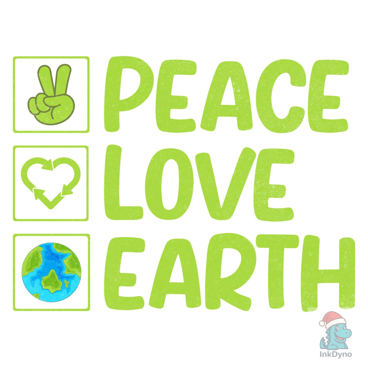 Peace Love Earth T-shirt