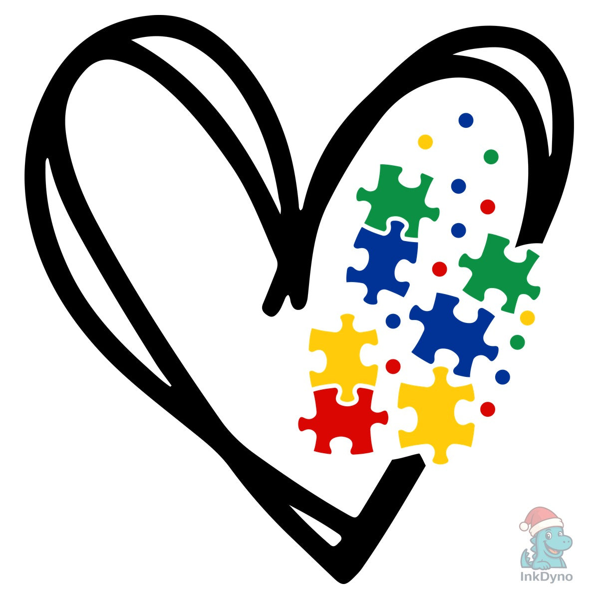 Autism Heart Autism Puzzle