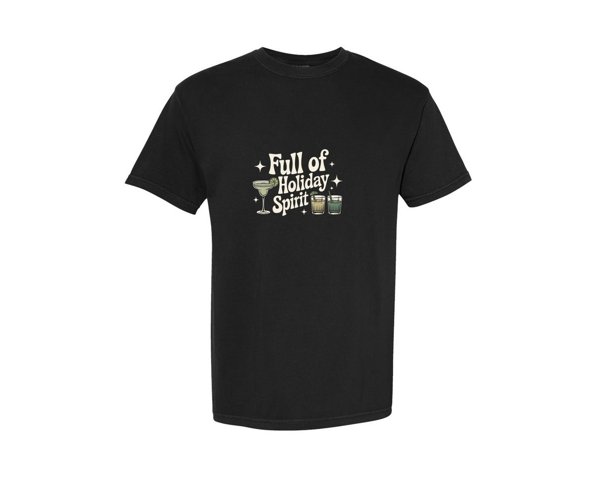 brand:Comfort Colors|color:Black|Christmas Comfort Colors Shirt Full Of Graphic T-Shirt