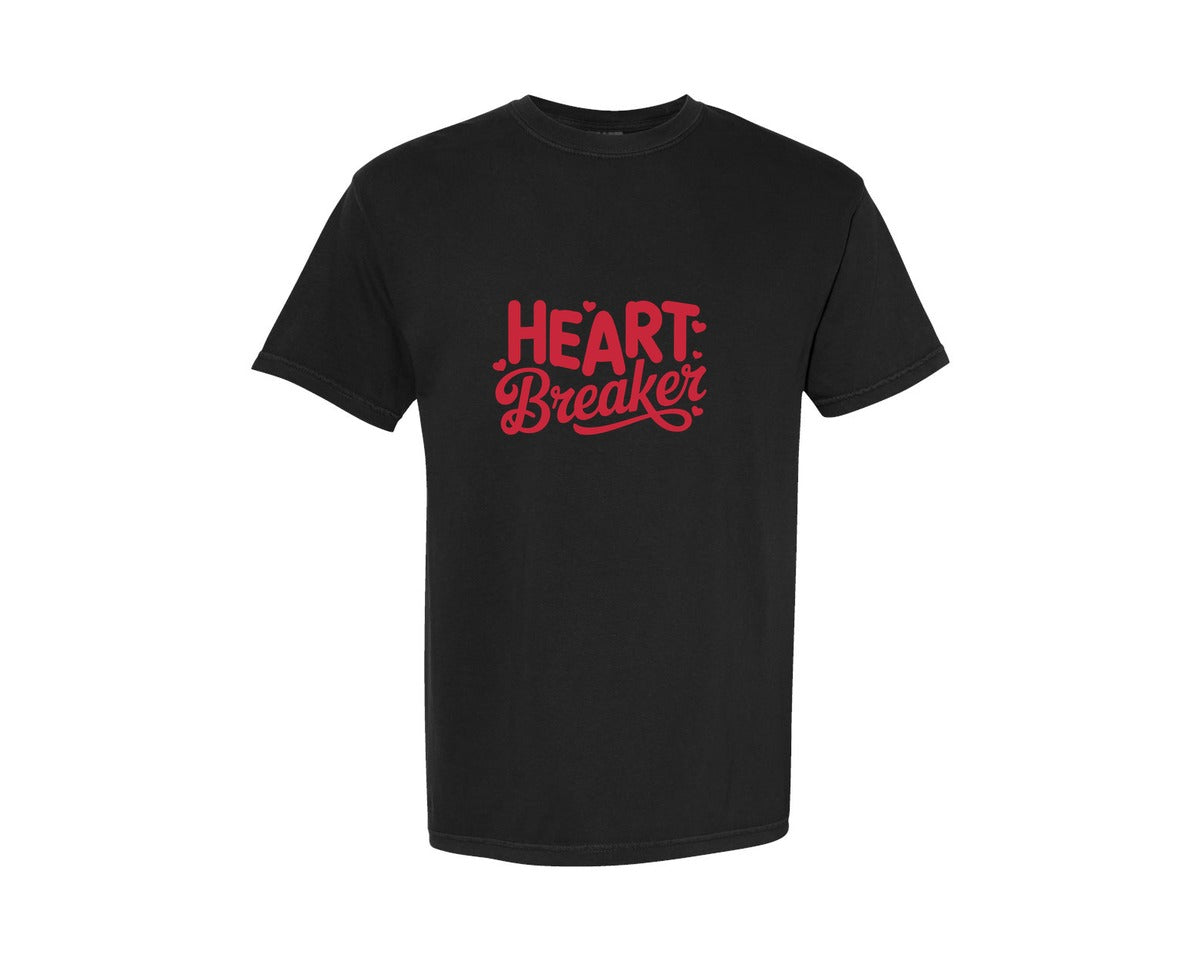 brand:Comfort Colors|color:Black|Heart Breaker Valentines Day Graphic T-Shirt