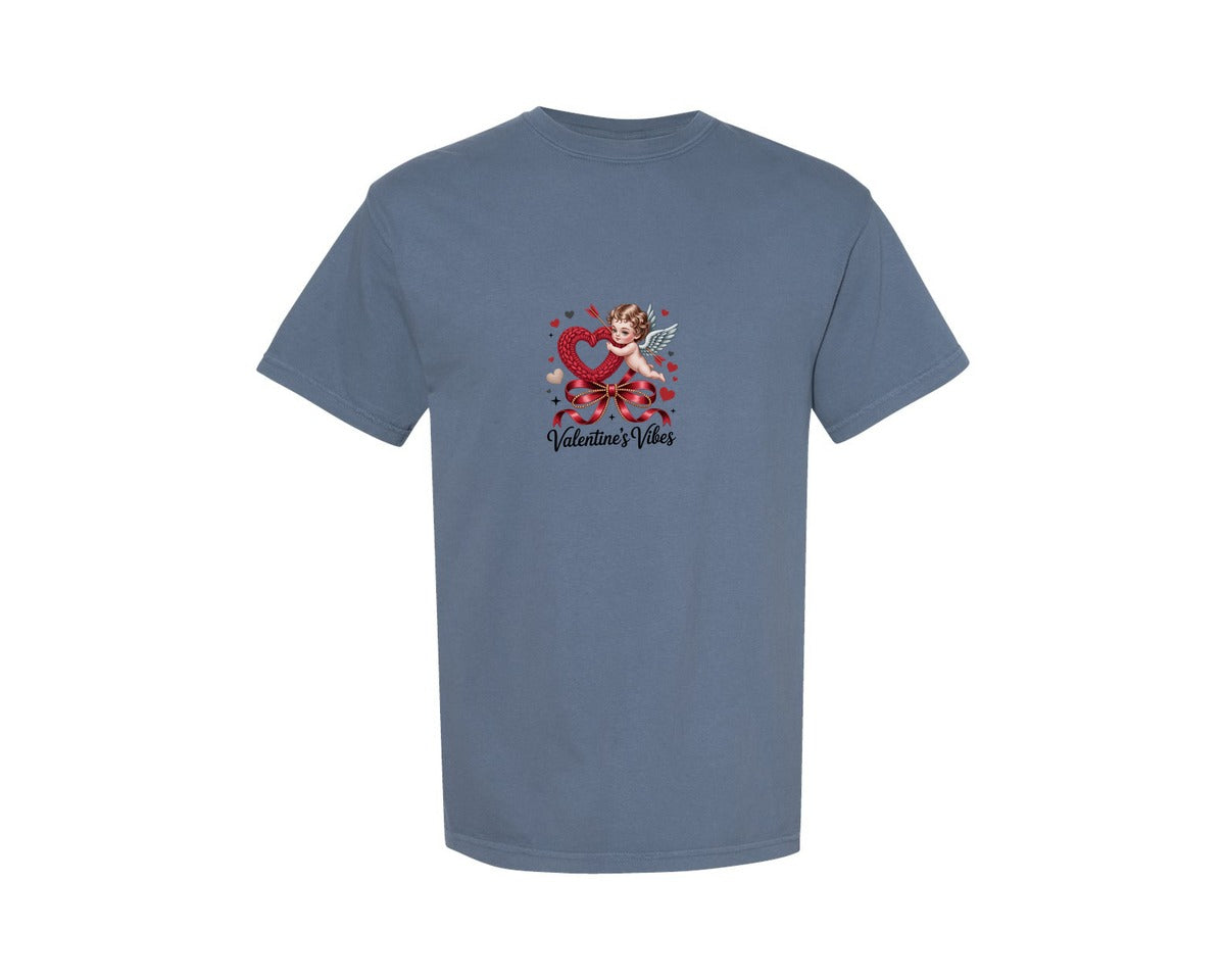 brand:Comfort Colors|color:Blue Jean|Valentines Vibes 11 Graphic T-Shirt