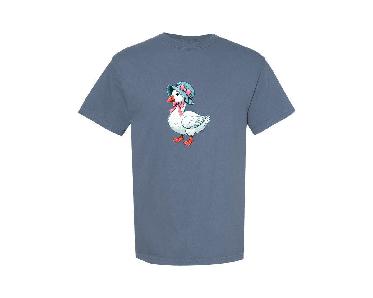 brand:Comfort Colors|color:Blue Jean|Cute Silly Mama Goose Digtial Graphic T-Shirt