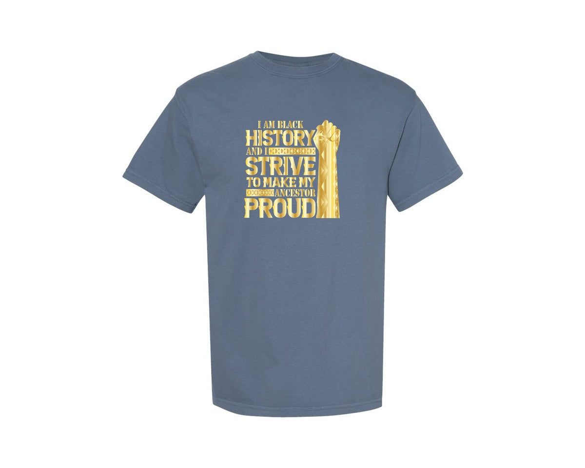 brand:Comfort Colors|color:Blue Jean|Black History T Shirt Design 33 Graphic T-Shirt