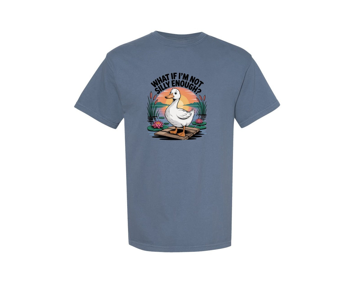 brand:Comfort Colors|color:Blue Jean|Funny Duck Goose Meme Goose Graphic T-Shirt