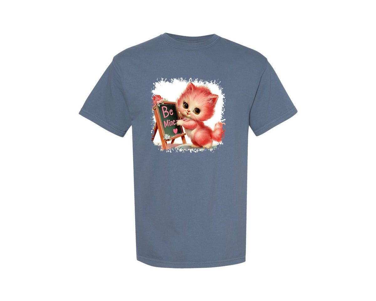 brand:Comfort Colors|color:Blue Jean|Vintage Valentine Square Tshirt 37 Graphic T-Shirt