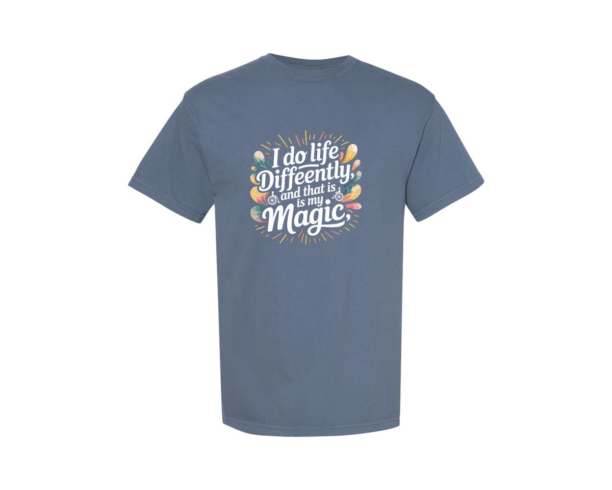 brand:Comfort Colors|color:Blue Jean|World Disability Day T Shirt 6 Graphic T-Shirt