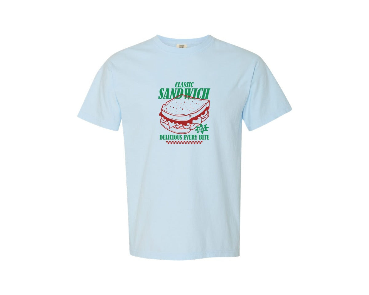 brand:Comfort Colors|color:Chambray|Sandwich Urban Streetwear Design Graphic T-Shirt