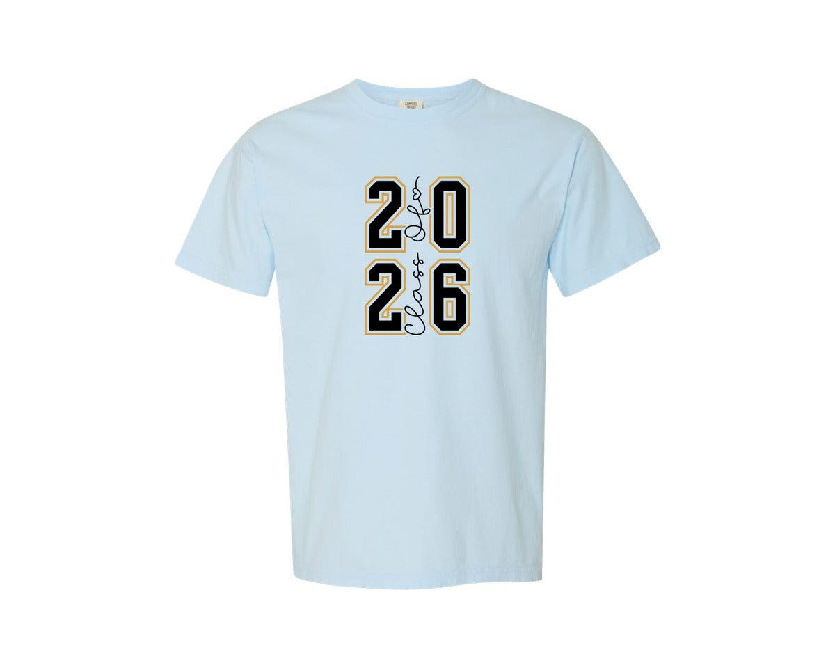 brand:Comfort Colors|color:Chambray|Class Of 2026 Graduation 2026 Graphic T-Shirt