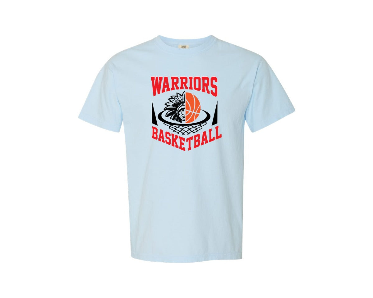 brand:Comfort Colors|color:Chambray|Basketballwarriors Graphic T-Shirt