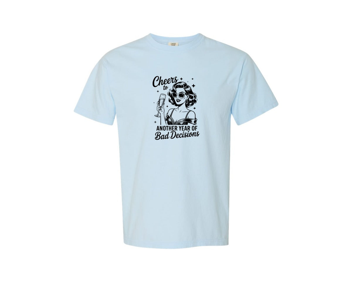 brand:Comfort Colors|color:Chambray|Funny Sarcastic Vintage Funny Girl Graphic T-Shirt