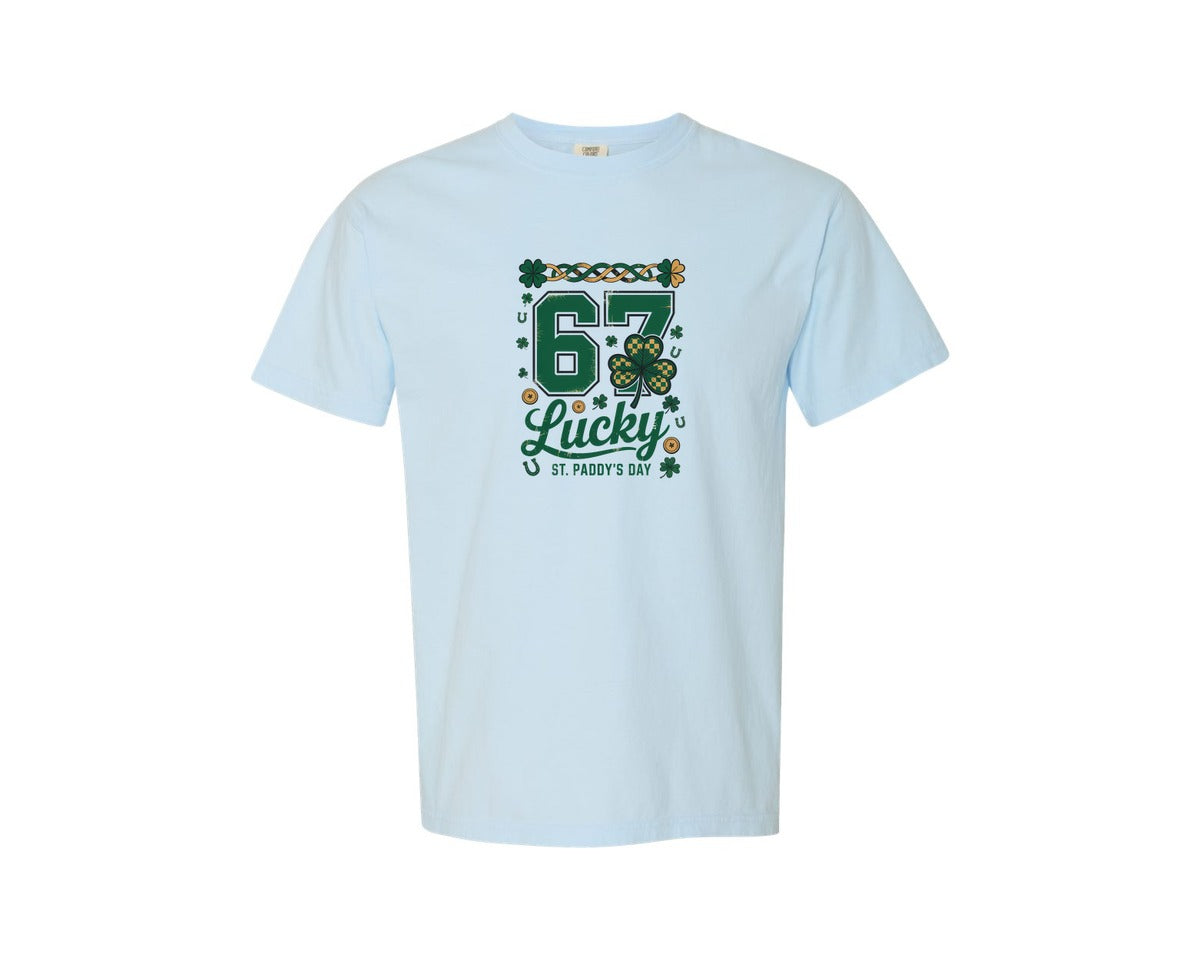 brand:Comfort Colors|color:Chambray|St Patricks Day 67 Graphic T-Shirt