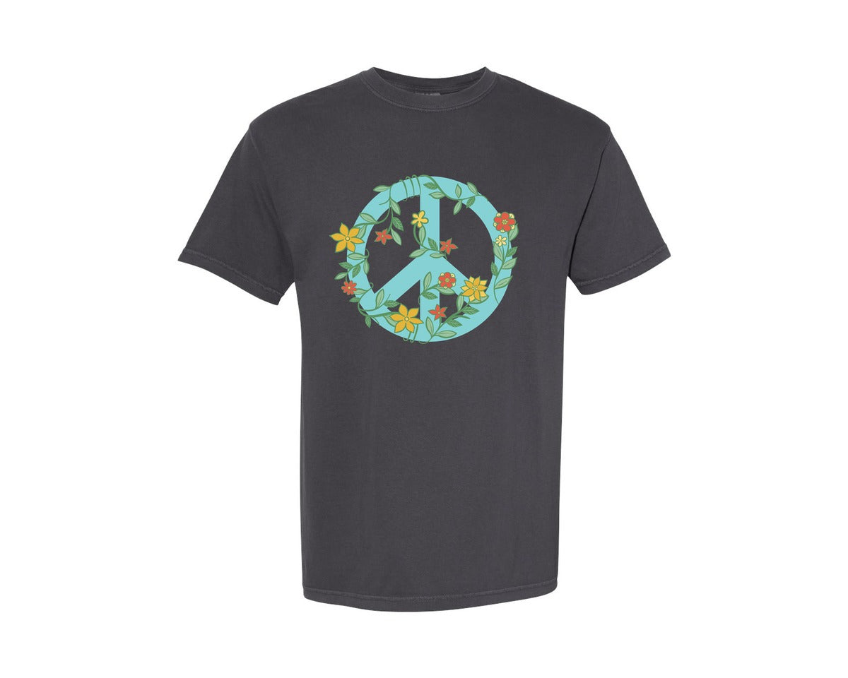 brand:Comfort Colors|color:Graphite|Hippie 30 Designs 2 Graphic T-Shirt