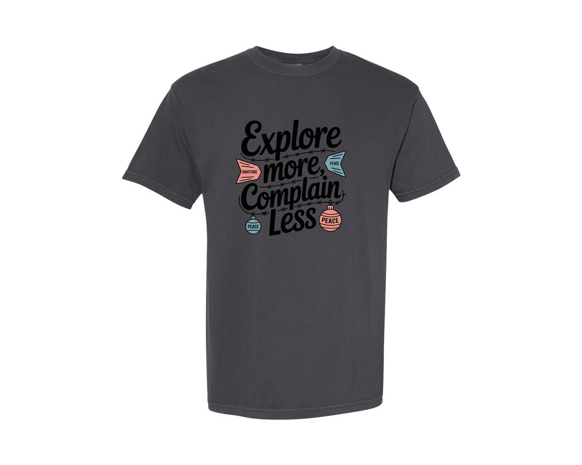 brand:Comfort Colors|color:Graphite|Camping T Shirt Design 217 Graphic T-Shirt