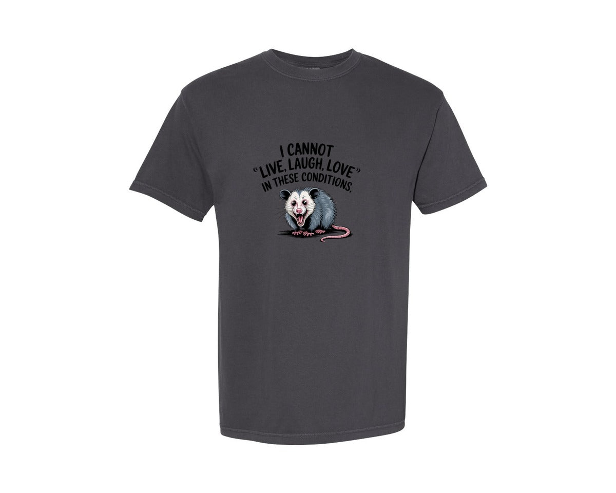 brand:Comfort Colors|color:Graphite|Sarcastic Animal Mental Health Graphic T-Shirt