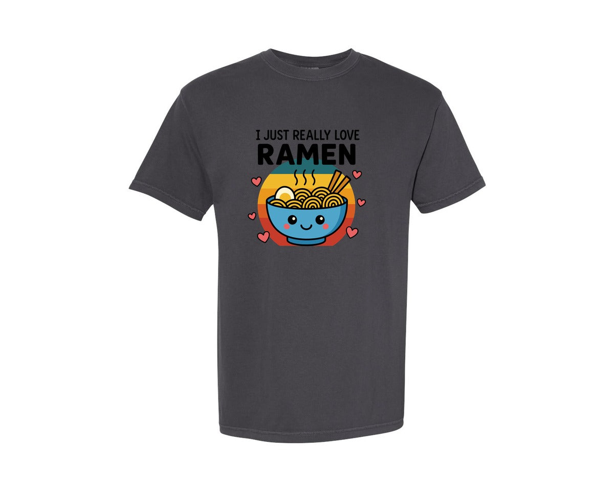 brand:Comfort Colors|color:Graphite|Ramen Lover Graphic T-Shirt