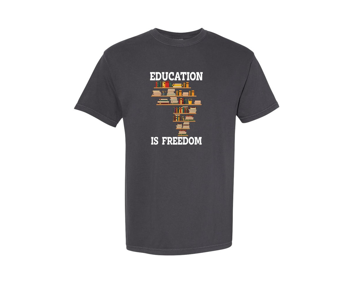 brand:Comfort Colors|color:Graphite|Learning Black History Month T Shirt Graphic T-Shirt