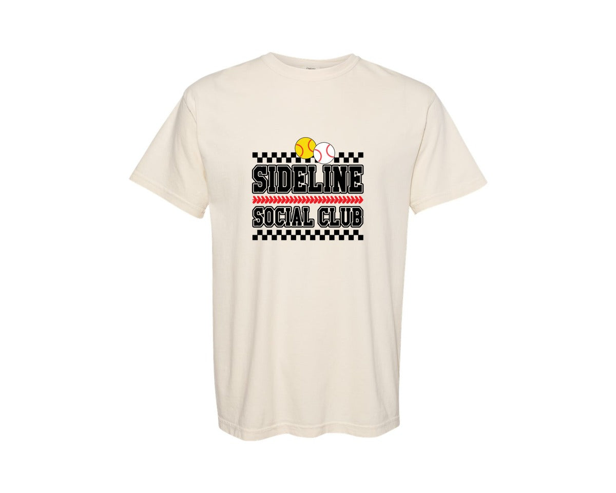 brand:Comfort Colors|color:Ivory|Sideline Social Club 2 Graphic T-Shirt