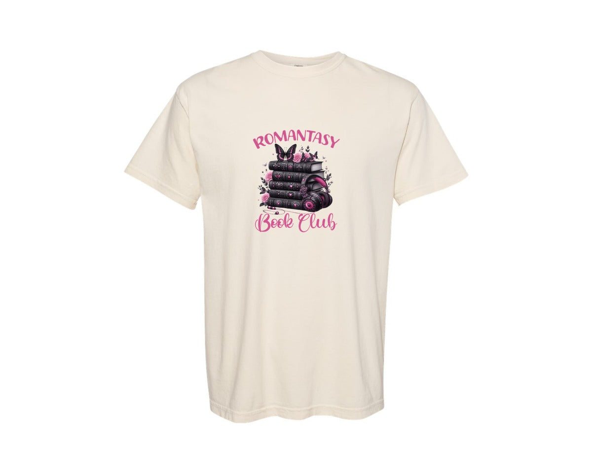 brand:Comfort Colors|color:Ivory|Romantasy Dark Romance Graphic T-Shirt