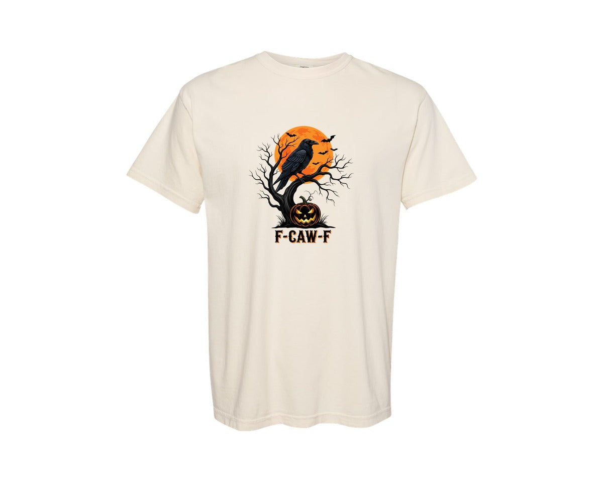 brand:Comfort Colors|color:Ivory|Funny Raven Black Bird Crow 2 Graphic T-Shirt