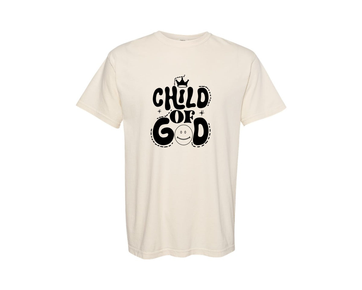 brand:Comfort Colors|color:Ivory|Child Of God Faith Faith 3 Graphic T-Shirt