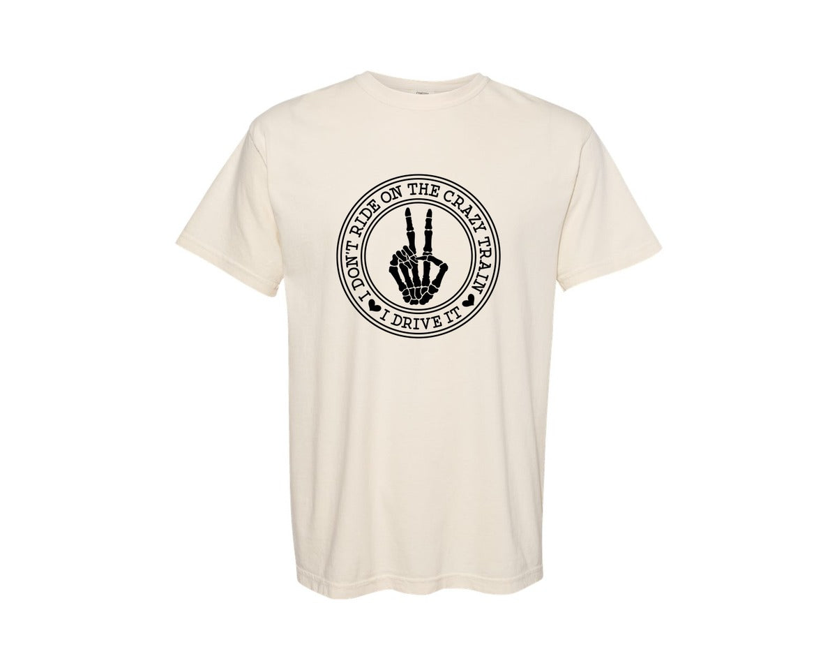 brand:Comfort Colors|color:Ivory|Tshirt Funny Adult Sarcasm Graphic T-Shirt