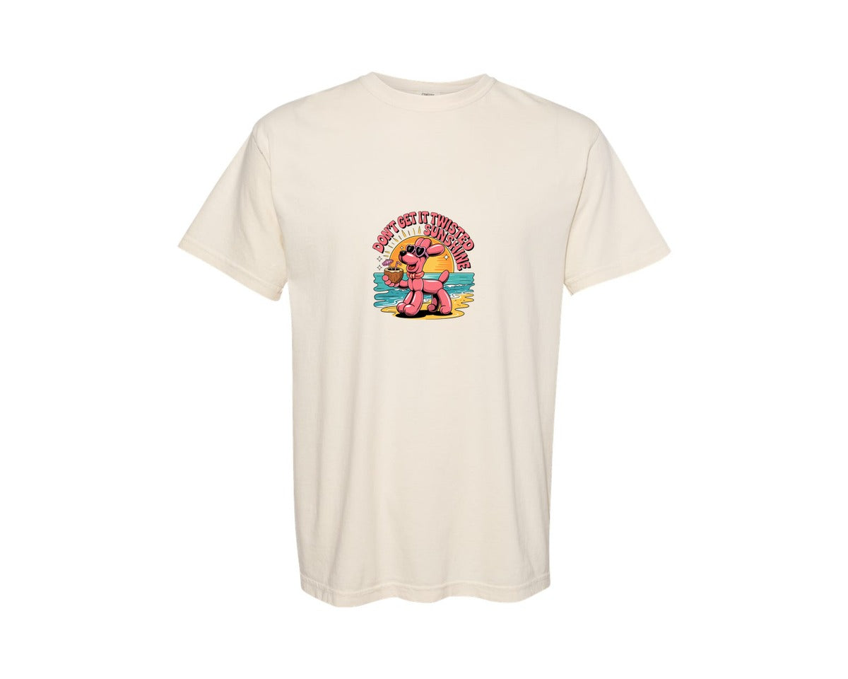 brand:Comfort Colors|color:Ivory|Dont Get It Twisted Sunshine Summe Graphic T-Shirt
