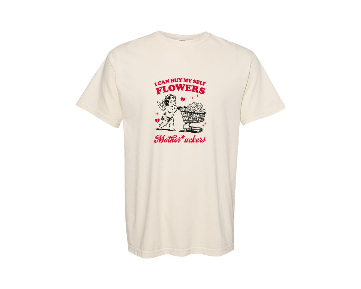 brand:Comfort Colors|color:Ivory|Sarcastic Valentines Day Cupid Graphic T-Shirt