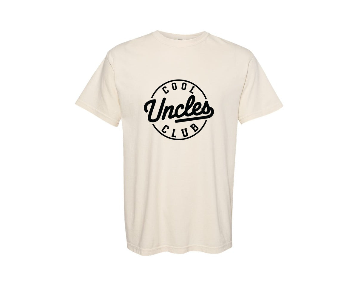 brand:Comfort Colors|color:Ivory|Cool Uncles Club New Uncle Fathers Day 2 Graphic T-Shirt