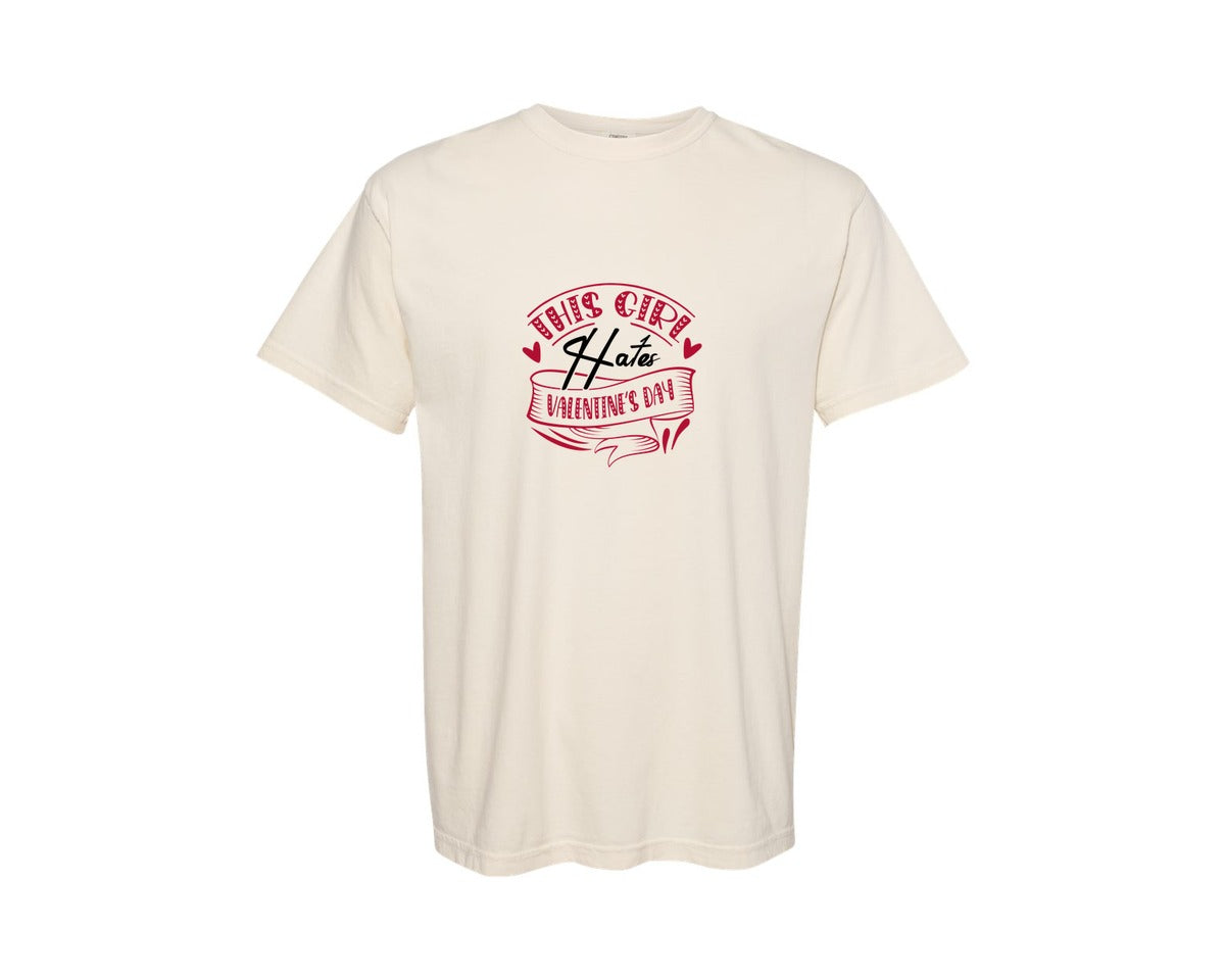 brand:Comfort Colors|color:Ivory|Anti Valentines Day 48 Graphic T-Shirt