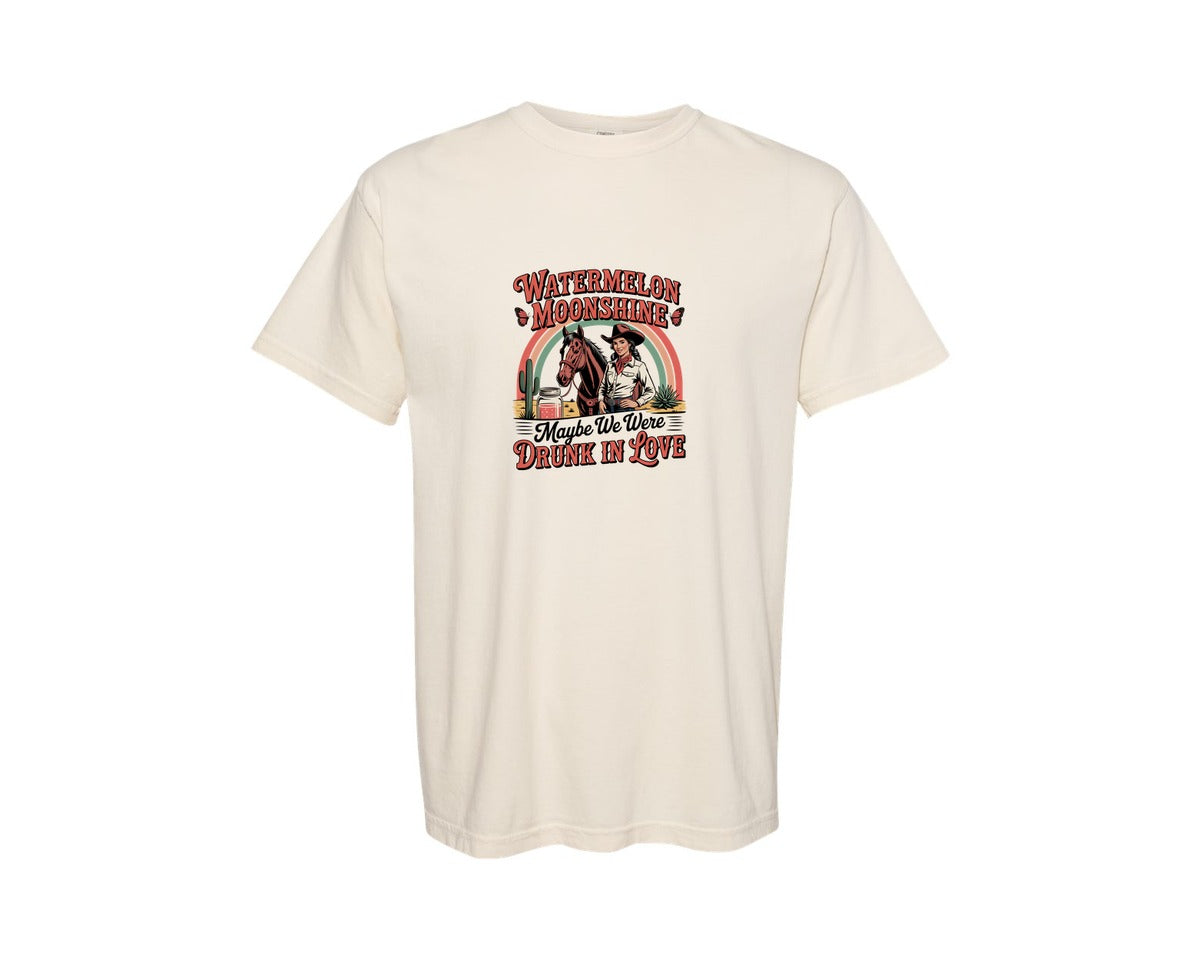 brand:Comfort Colors|color:Ivory|Western Cowgirl 4 Graphic T-Shirt