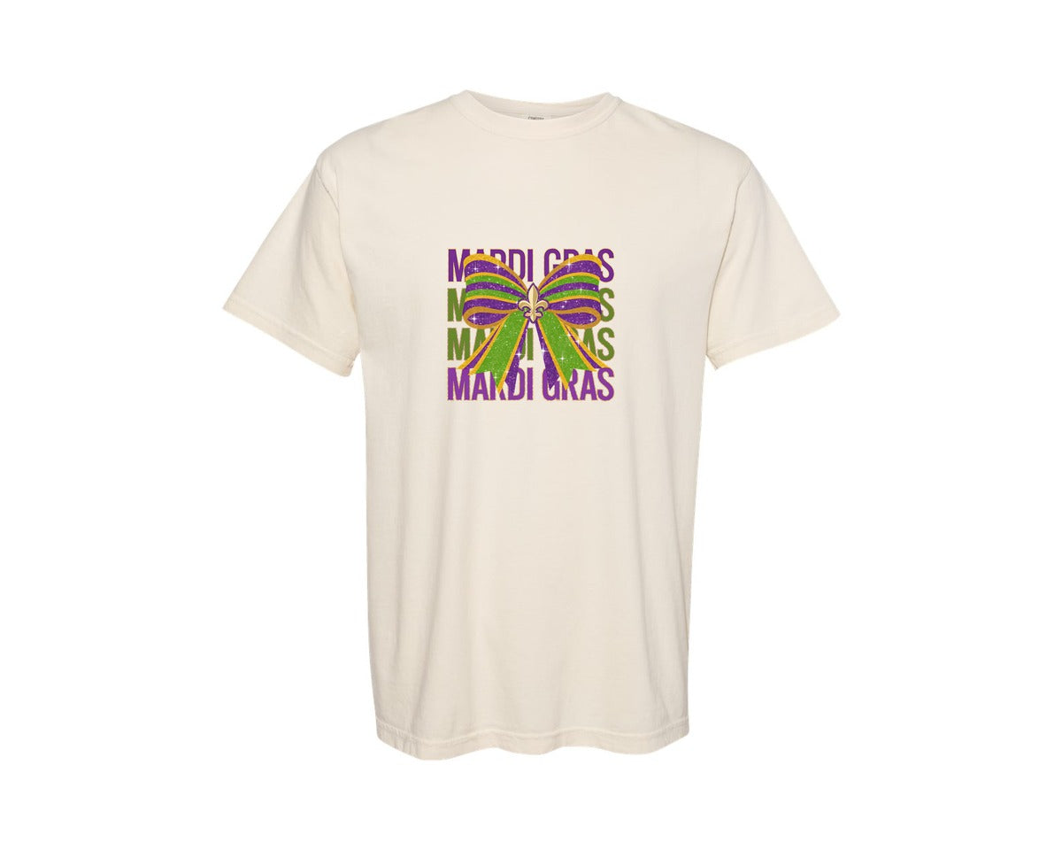 brand:Comfort Colors|color:Ivory|Mardi Gras 10 Graphic T-Shirt